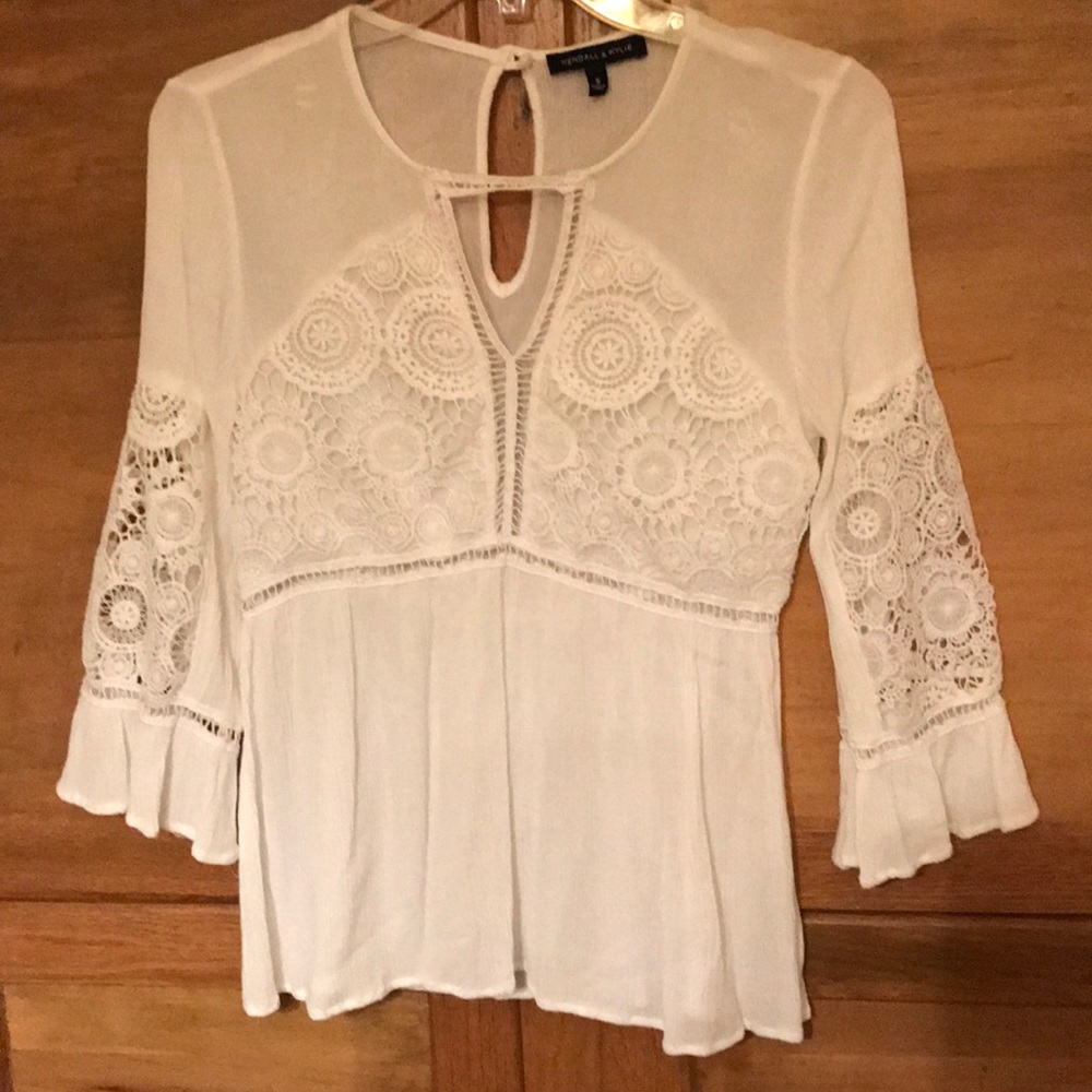 White loose fitting blouse